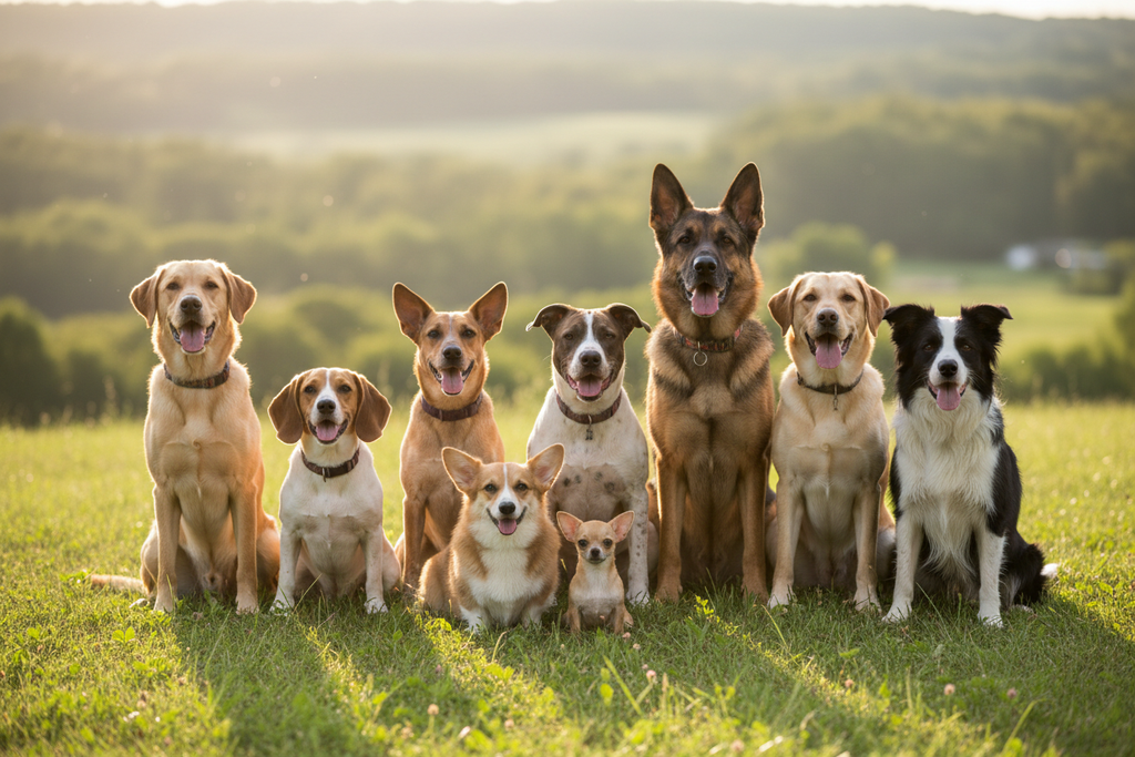 9 Dog Breeds Outdoors